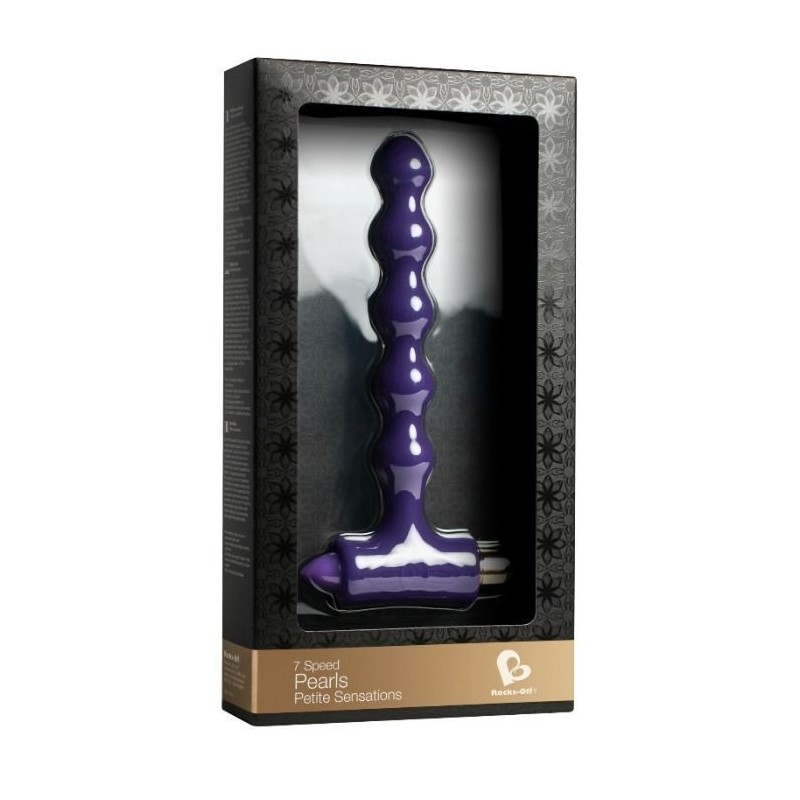 Plug anal de silicona púrpura 11 cm